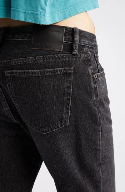 Acne Studios Nonstretch Organic Cotton Jeans In Black