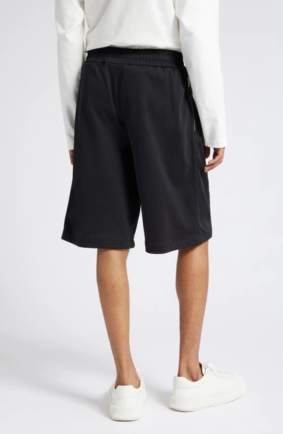 Shop Jil Sander Jersey Shorts In Black