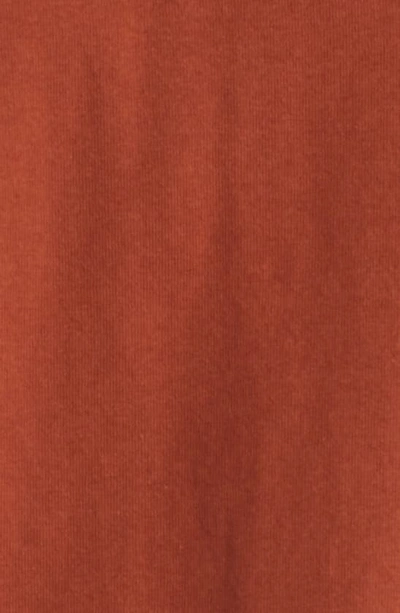 Shop Allsaints Pippa Embroidered Logo Boyfriend Cotton T-shirt In Rust Brown