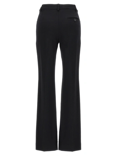 Moschino Straight-leg Pants With Front Pleat In Stretch Viscose
