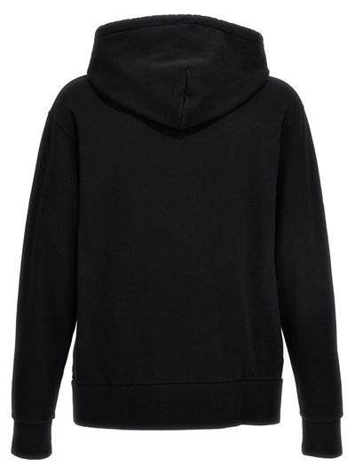 Shop Jw Anderson Logo Hoodie Sweatshirt Black