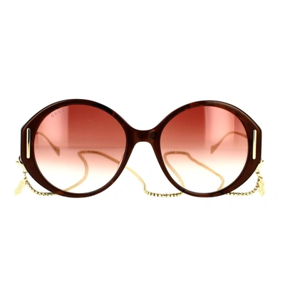 Shop Gucci Eyewear Sunglasses In Havana