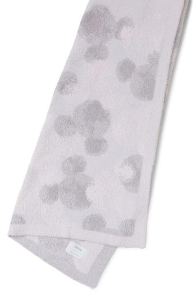 Barefoot Dreams Cozychic Disney Mickey Mouse Stamped Stroller Blanket In Almond Multi