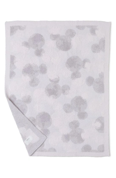 Barefoot Dreams Cozychic Disney Mickey Mouse Stamped Stroller Blanket In Almond Multi