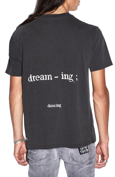 Shop Ksubi Dreaming Kash Cotton Graphic T-shirt In Black