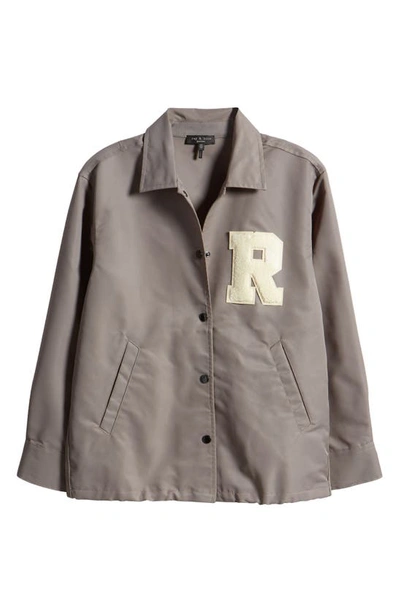 Shop Rag & Bone Rand Recycled Nylon Jacket In Darkgrey
