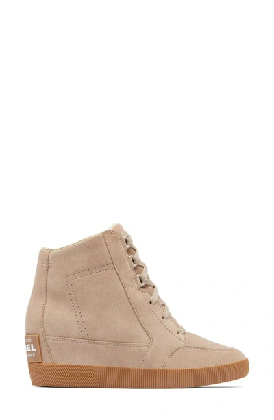 Sorel Out N About Wedge Ii Shoe In Omega Taupe/ Gum 2