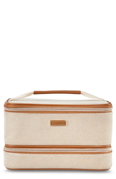 Stephanie Johnson Tropea Ivory Jenny Train Cosmetics Case In Ivory