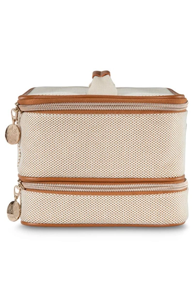 Stephanie Johnson Tropea Ivory Jenny Train Cosmetics Case In Ivory