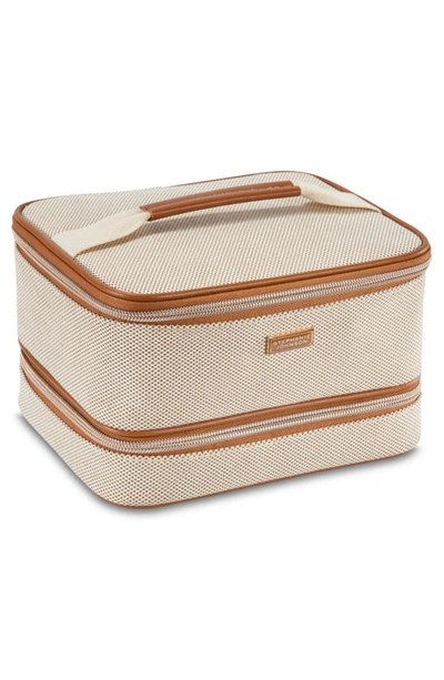 Stephanie Johnson Tropea Ivory Jenny Train Cosmetics Case In Ivory