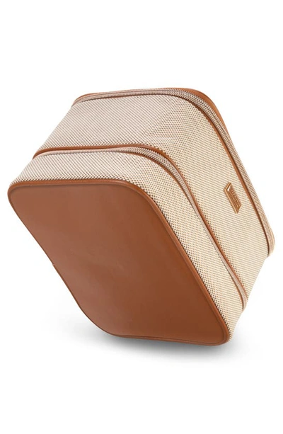 Stephanie Johnson Tropea Ivory Jenny Train Cosmetics Case In Ivory