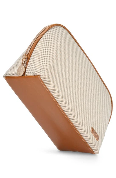 Stephanie Johnson Tropea Ivory Lola Makeup Bag In Ivory