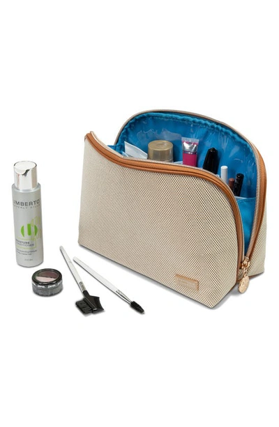 Stephanie Johnson Tropea Ivory Lola Makeup Bag In Ivory