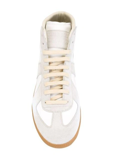 Shop Maison Margiela 'replica' Hi-top Sneakers