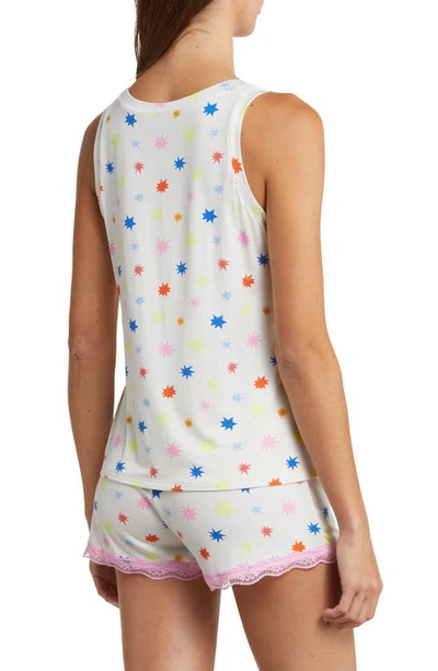 Shop Honeydew Intimates All American Shortie Pajamas In Biscotti Stars