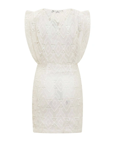 Shop Iro Perine Dress In White