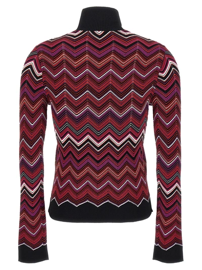 Shop Missoni Chevron Sweater Sweater, Cardigans Multicolor