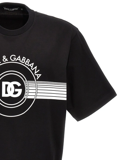 Shop Dolce & Gabbana Logo Print T-shirt White/black