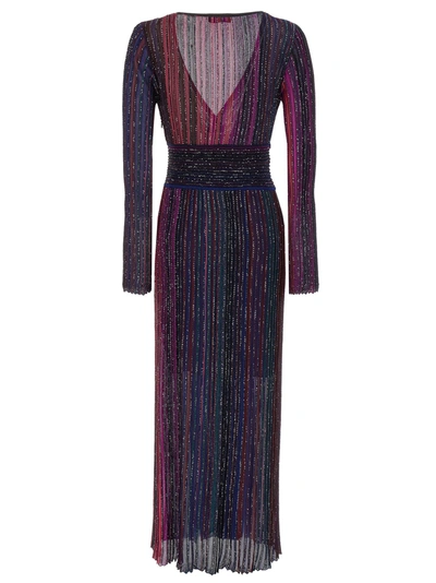Shop Missoni Sequin Long Dress Dresses Multicolor