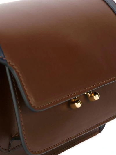 Shop Marni Mini 'trunk' Shoulder Bag