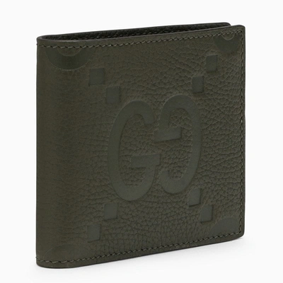 Shop Gucci Green Wallet Jumbo Gg Men