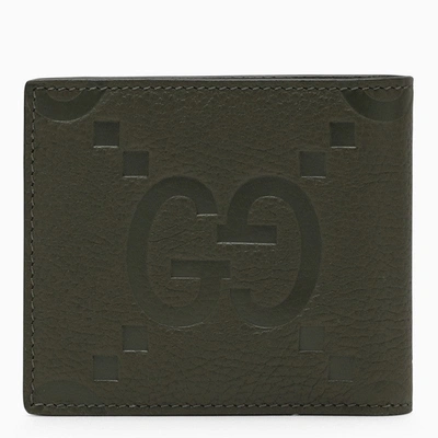 Shop Gucci Green Wallet Jumbo Gg Men