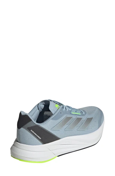 Adidas Originals Duramo Speed Running Sneaker In Beige/ Silver/ Lemon
