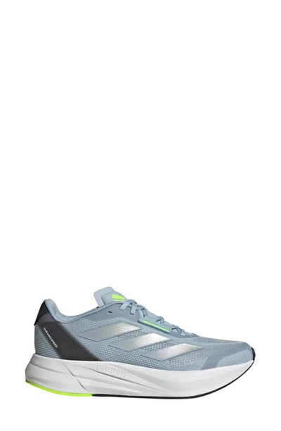 Adidas Originals Duramo Speed Running Sneaker In Beige/ Silver/ Lemon