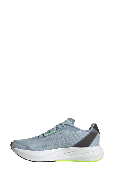 Adidas Originals Duramo Speed Running Sneaker In Beige/ Silver/ Lemon