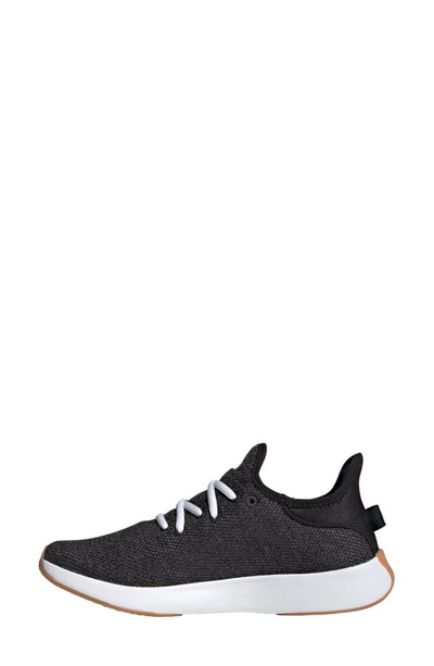 Adidas Originals Cloadfoam Pure Running Shoe In Black/ White/ Grey
