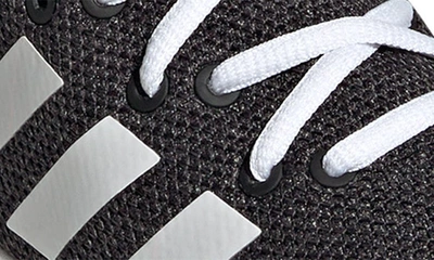 Adidas Originals Cloadfoam Pure Running Shoe In Black/ White/ Grey