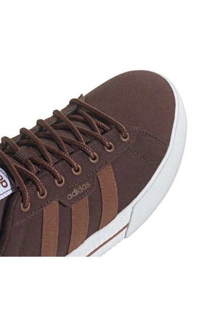 Shop Adidas Originals Daily 3.0 Sneaker In Brown/ Brown/ White