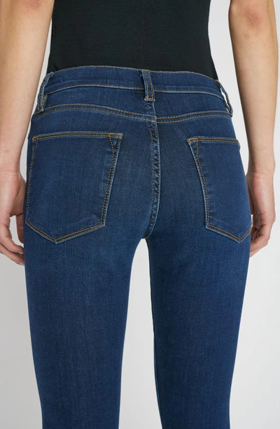 Frame Womens Majesty Le High Straight Slip-pocket High-rise Straight-leg Stretch-denim Jeans In Majesty