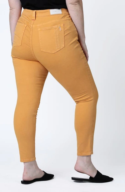 Shop Slink Jeans Medium Rise Jeggings In Clementine