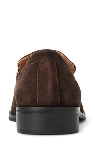 Shop Bruno Magli Natalie Bit Loafer In Brown Suede