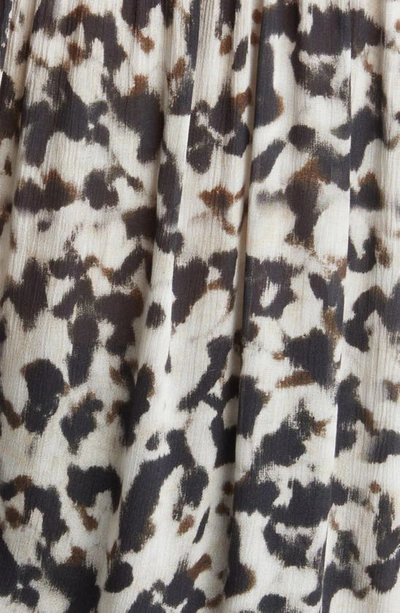 Shop Rails Fable Abstract Print Popover Blouse In Blurred Cheetah
