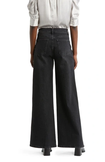 Shop Frame Le Slim Palazzo Wide Leg Jeans In Hutchinson