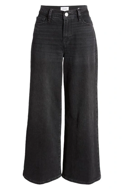 Shop Frame Le Slim Palazzo Wide Leg Jeans In Hutchinson