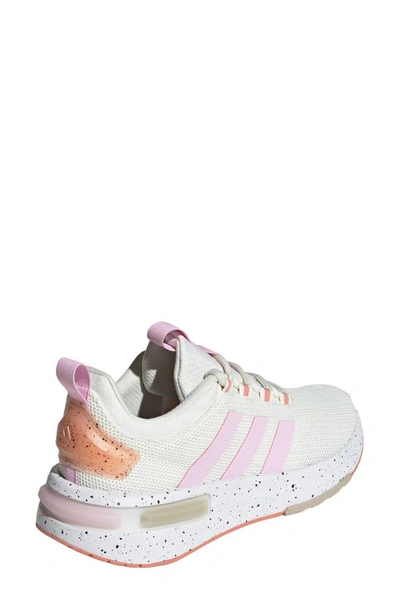 Adidas Originals Racer Tr23 Running Sneaker In White/ Orchid/ Beige