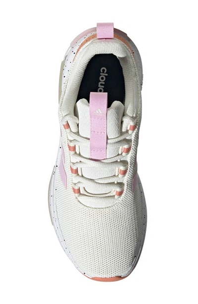 Adidas Originals Racer Tr23 Running Sneaker In White/ Orchid/ Beige