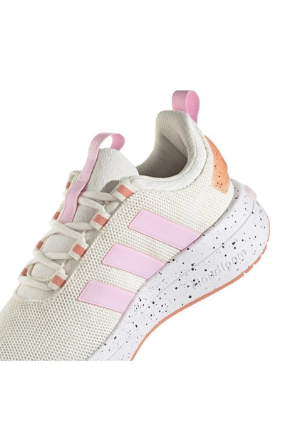 Adidas Originals Racer Tr23 Running Sneaker In White/ Orchid/ Beige