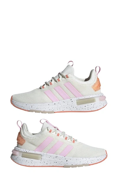 Adidas Originals Racer Tr23 Running Sneaker In White/ Orchid/ Beige