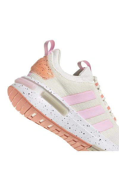 Adidas Originals Racer Tr23 Running Sneaker In White/ Orchid/ Beige