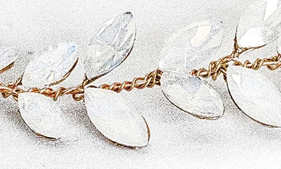 Shop Brides And Hairpins Brides & Hairpins Paris Opal & Crystal Halo In Gold