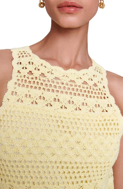 MAJE ROBELLE OMBRÉ CROCHET MIDI DRESS 