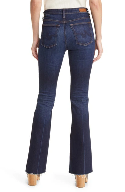 Shop Ag Farrah Raw Hem High Waist Bootcut Jeans In 4 Years Park Ave