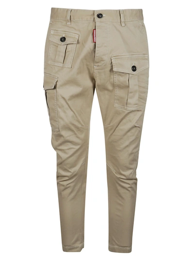 Shop Dsquared2 Sexy Cargo Chino Pant In Beige
