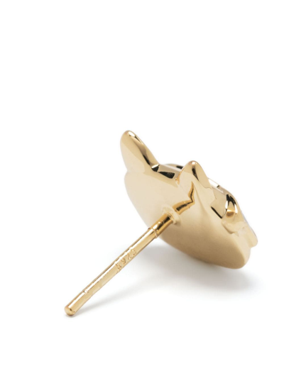 Shop Karl Lagerfeld K/ikonik Choupette Stud Earring In Gold