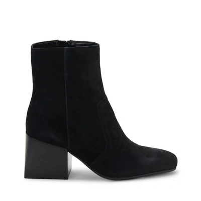 Shop Blondo Salome Ankle Boot In Black Suede