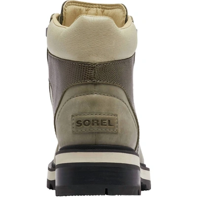Shop Sorel Women's Lennox Hiker Waterproof Boot In Stone Green/laurel In Multi